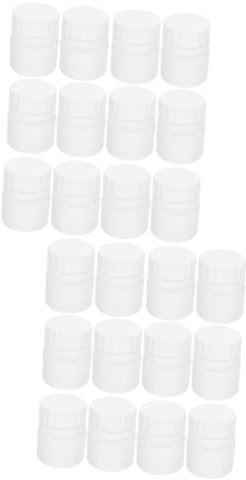 Gatuida 24stücke Hdpe Flaschen Mit Schraubverschluss Medizinbehälter Kleine Wiederverwendbare Flaschen Auslaufsichere Organisatoren Für Medikamente Und Flüssigkeiten Für Reisen