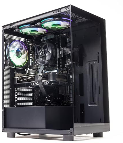 GTR Gaming PC | Ryzen 5 5600X | RTX 5060 8GB | 1TB NVMe SSD | 32GB DDR4 3600MHz RAM | 650W PSU | ARGB case | Windows 11 | Wi-Fi