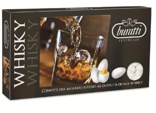 Generico Confetti BURATTI Tenerezze al Gusto Whiskey - Colore Bianco - 1 kg
