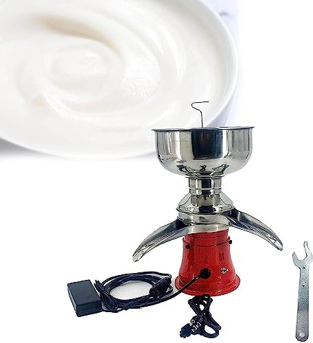 Separatore centrifugo per panna di latte fresco Separatore per panna di burro e frullati, macchina centrifuga per panna, centrifuga elettrica da cucina, 50 l/h per latte di capra o altri lat