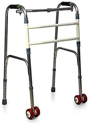 Gehgestell, Leichter, zusammenklappbarer Gehwagen mit drei Rädern, medizinischer Gehwagen für ältere Menschen, Roller, tragbar, behindertengerecht, mit Rädern, zusammenklappbarer Kinderwagen, Geh