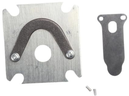 F Fityle Plaque de soupape de compresseur d'air Set Longue Sortie des anches Kit de vanne V Plaque de forme