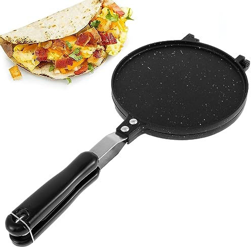 38.5x16.8x2cm Tortilla Press Pan, Non-Stick Chapati Tortilla with Bakelite Handle, Heavy-Duty Aluminum Chapati Roti Maker for Home Kitchen