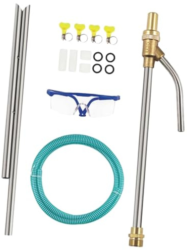 SZLIFE Kit per sabbiatura con idropulitrice, Versatile, Pratico, Professionale, Robusto, Attacco per sabbiatrice a Umido da 1/4 di Pollice con sgancio rapido, Verde