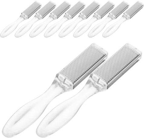 FOMIYES 10 Stück Teiliges Fußpflege-set Edelstahl Fußschleifer Callus Entferner für Fersen Präzise Hornhautentfernung Tragbar Manuelle Pediküre Sanfte Hautpflege für Zuhause und Unterwegs