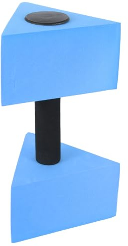 TOYANDONA Pesi per Bilanciere e Manubri Triangolari per Fitness Acquatico, Supporto per Esercizi di Canottaggio e Flessioni in Piscina, Adatti a Adulti