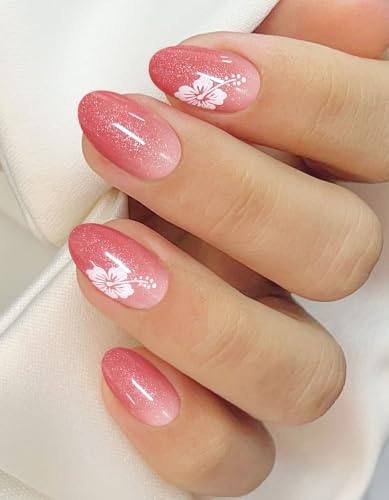 JMEOWIO Fleur Ongles Gel Autocollant UV Nail Art Sticker