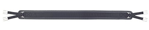 Euroriding Neopren Sattelgurt lang (Gitterschaum), Farbe: schwarz, Große: 110 cm