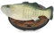 Funtime Gifts Singender Fisch, Kunststoff, grün, 28 cm, Big Mouth Billy Bass, TOYS_AND_GAMES, Kid, All Ages, 4 AA Batterien