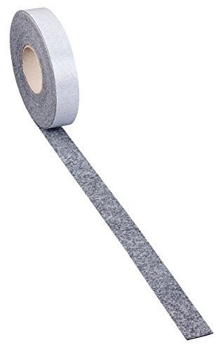 haggiy Filzband selbstklebend - 5.0mm stark, 50mm x 5m, grau | Filzstreifen Rolle, ideal als Filzgleiter, Distanzhalter, Möbelgleiter indviduell zuschneidbar Kratzschutz