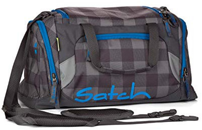 SATCH Checkplaid Kinder-Rucksack, Checkered Grey/Black