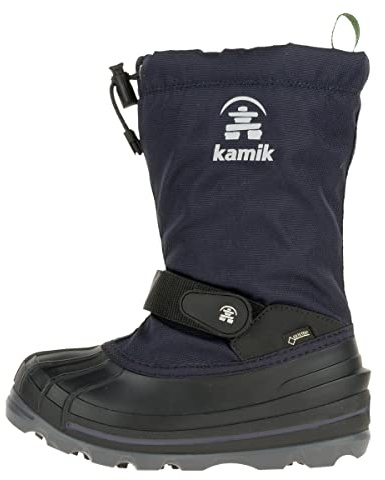 Kamik Waterbug8g unisex pojkar Waterbug8g vinterstövlar, Blau Navy Marine, 38 EU