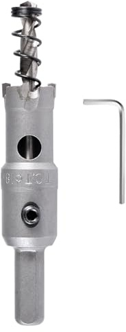 KATUR Lochsäge Hartmetall-Bohrer 18mm, Metall Lochsäge Bohrer, TCT-Bohrer-Lochsägen für Edelstahl, Eisen, Legierung, Kupfer, Holz, Kunststoffe