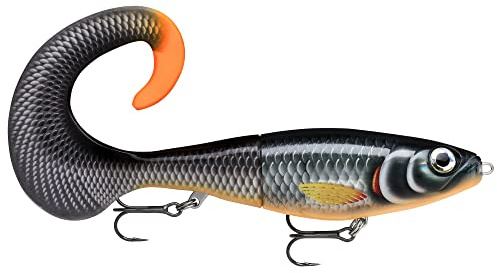 Rapala - X-Rap Otus Angelköder - Kunstköder mit ABS-Körper und weichem PVC-Fischschwanz - Süßwasser Spinnköder - Lauftiefe 0.5-1m - Hergestellt in Estland