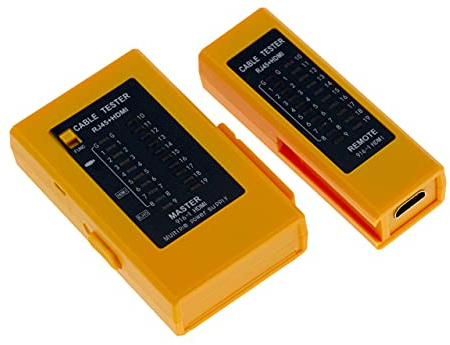 KALEA-INFORMATIQUE Testeur de câbles HDMI RJ11 RJ45 | Testeur de continuité pour câbles HDMI, RJ11 et RJ45, permettant de vérifier câblage, continuité et courts-circuits.