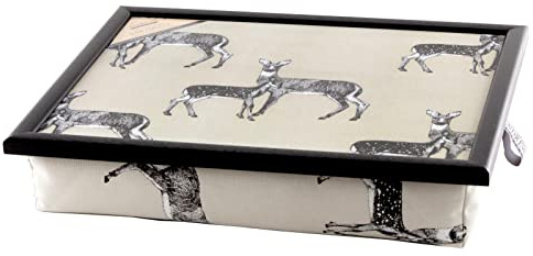 Andrew´s Knietablett Laptray mit Kissen Tablett für Laptop Deer