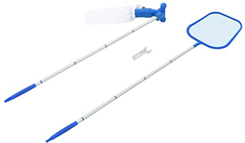 Tidyard Catherinol Nettoyeur pour Piscine Kit d'entretien Aspirateur Submergé pour Piscine Hors Sol Kit d'entretien de Piscine 2 pcs