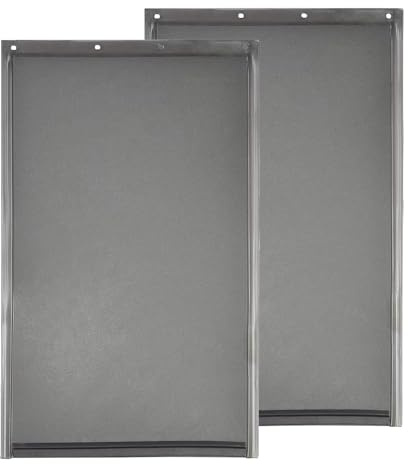 AMZOO Medium Replacement Dog Door Flap Compatible with PetSafe Measures 8 1/8” x 12 7/8” PAC 11-11038（2 Packs）
