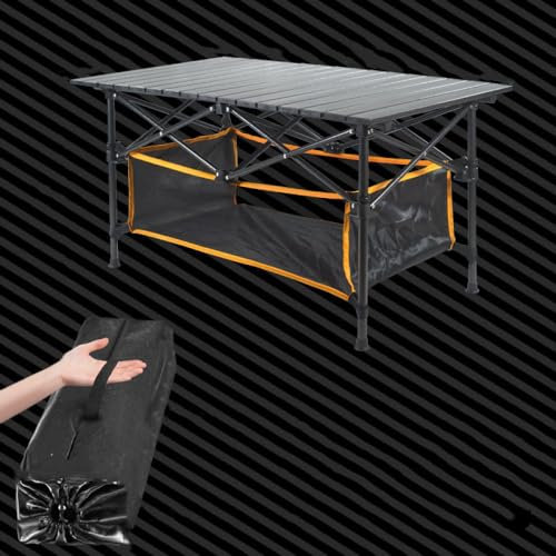 Klapptische und Stühle für den Außenbereich, Set für 4 Personen, 6 Personen, Klapptische und Stühle, Grill, Camping, für unterwegs, Tisch, 1