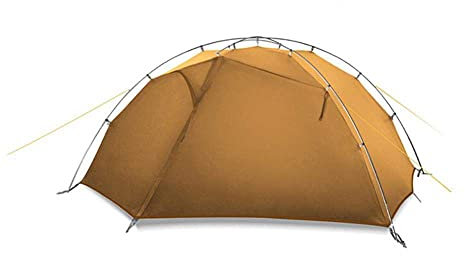 Campingzelt, Zelt für 2 Personen, Wind- und regensicher, Campingzelt, 15D-Silikon, Ultraleicht, für Outdoor-Wanderungen, Reisezelt mit kostenloser Matte