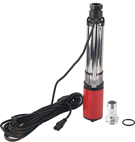 S-4-55-Tiefbrunnenpumpe mit Großem Durchfluss und Hohem Hub, DC48 V, Messingmotor, Schwimmendes Anti-Sand-Laufrad, Batteriebetriebene Solarwasserpumpe