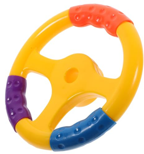 VICASKY Spielzeug Lenkrad für Junge Mädchen Kleines für Schaukelsitz und Fitnessrad Farbenfrohes Spielzeugzubehör Autos Geburtstage und Feiertage