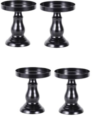 Amosfun 4pcs Tiered Tray Wedding Party Dessert Storage Rack Cupcake Display Stand