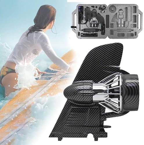 Aleta motorizada eléctrica for tabla de surf, propulsor submarino eléctrico de 24 V con motor sin escobillas, kit de tabla de surf con propulsión a chorro for tabla de surf longboard, tabla de surf co