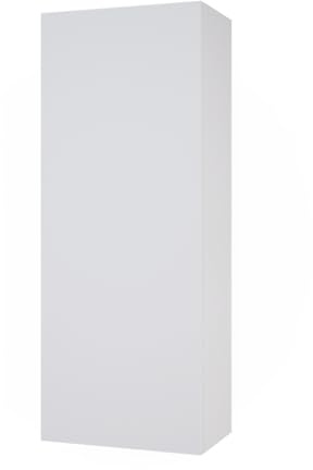 Vicco Badschrank Gloria, Weiß, 33 x 84 cm | mit 2 Regalböden, mit Aussparung für Siphon und kombinierbar mit Gloria-Serie