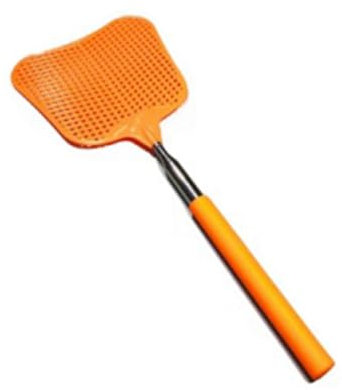 Sctecoau Teleskop-Fliegenklatsche, Langlebige, Robuste Fliegenklatsche mit Rostfreiem Mückenschutzwerkzeug, Ersatzwerkzeug für Zuhause C