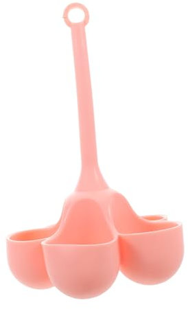 NUOBESTY 5griglia Vaporiera in Silicone Per Cuocere Uova Nel Microonde Supporto e Cucchiaio Antiaderente e Riutilizzabile Per Colazione e Conservazione