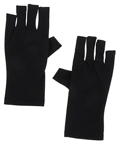PACKOVE Guantes Uv Guantes De Manicura De Gel Protección Uv Sin Dedos Ligeros y Transpirables