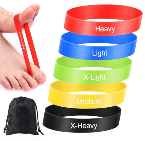 Quilax 3 Stück Hallux Valgus Zehenspreizer Trainingsband,Hallux Valgus Korrektur,Zehenspreizer zur Ballenzehen-Korrektur & Schmerzlinderung,für Damen und Herren,Schmerzlinderung von Ballenzehen