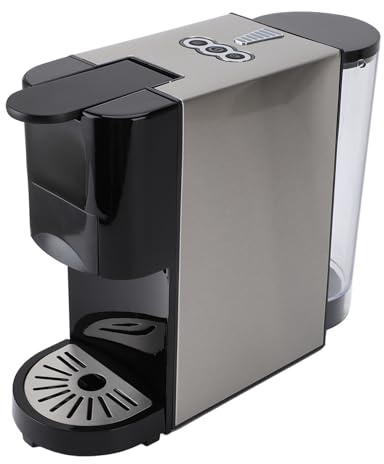 Denash Kapselkaffeemaschine 19 Bars, Automatisches Extraktionssystem für Zuhause und Büro, Kompakte Größe, 800 Ml Wassertank