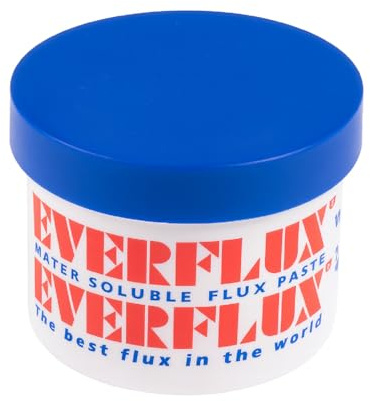Everflux Wasserlösliche Flussmittelpaste, 80 ml, zum Löten von Kupferrohrverschraubungen, bleifreies Klempnerflussmittel