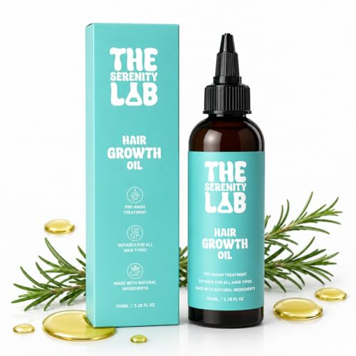 TSL Rosemary Oil For Hair Growth | 100% Natural & Vegan Hair Serum | Strengthens Dry and Damaged Hair | Nourishes & Conditions Your Scalp | Pre Diluted | Suitable For All Hair Types | 100ml