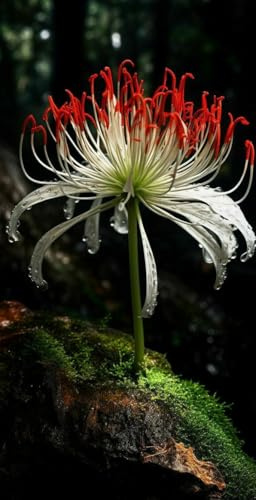 Lycoris bulbi,piante erbacee Resistenti perenni,adatti per la semina immediata,Lycoris pianta vera(non artificiali)-6 bulbs-G