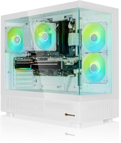 Aurum Snow PC Gaming Ryzen 5 5700X • GeForce RTX5060Ti 16GB • 32GB DDR4 • 1000GB M.2 SSD • Windows 11 • WiFi • pc da gaming