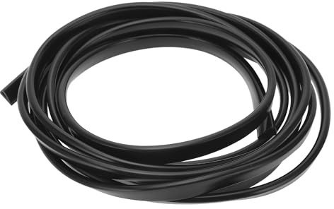 Motoforti Tira Protectora De Borde De Puerta De Coche Universal En Forma De U Protección Contra Arañazos En La Puerta 9.84Ft 300Cm Anti-Arañazos Pvc Negro