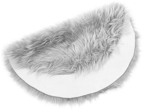 BESPORTBLE Runder Langer Warmer Plüsch-hundekissen Für Innenräume Bequeme Schlafunterlage Für Haustiere Für Herbst Und Winter