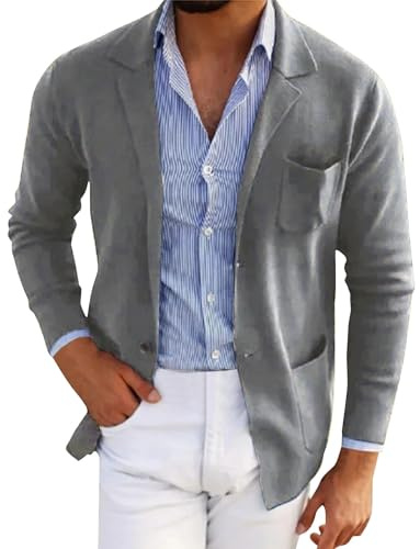 Blazer da abito per uomo a maniche lunghe, giacca da uomo UK slim fit, smart casual, business, giacca da abito sottile, blazer sportivo da uomo, completi leggeri da uomo, completi quotidiani, giacche