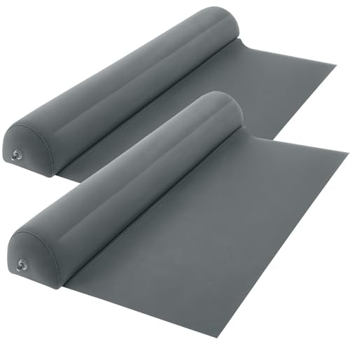 Lilian&Gema 2PCS Rausfallschutz Bett Reise Aufblasbar 140cm für Kinder&Baby | Bettschutzgitter Aufblasbarer Rausfallschutz Aufblasbar 140 cm für Kinder & Baby (Grau)