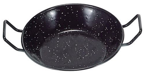 Garcima - La Ideal 170526 - Sartén Honda de Acero, color Negro, 34 cm