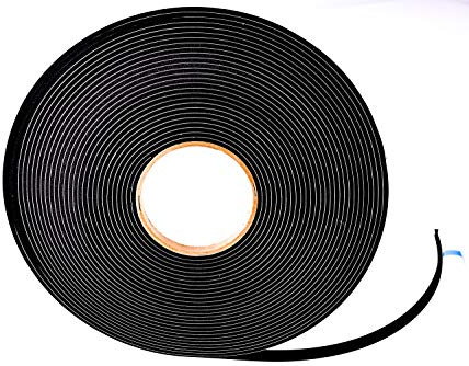 Sponge Neoprene Stripping W/Adhesive 3/8in Wide X 1/8in Thick X 50ft Long