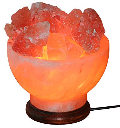 Kristallsalz Feuerschale-Feuerkorb mit 3kg Salz aus einem Vorgebirge des Himalaya/Pakistan