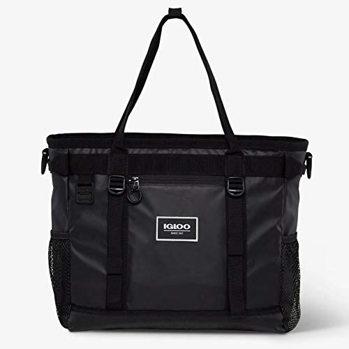 Igloo Pursuit - Borsa termica portatile per 30 lattine, con cinghia imbottita, colore: nero