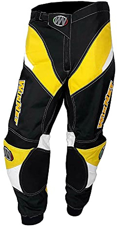 WinNet Pantaloni da Moto Cross Enduro Quad Off-Road
