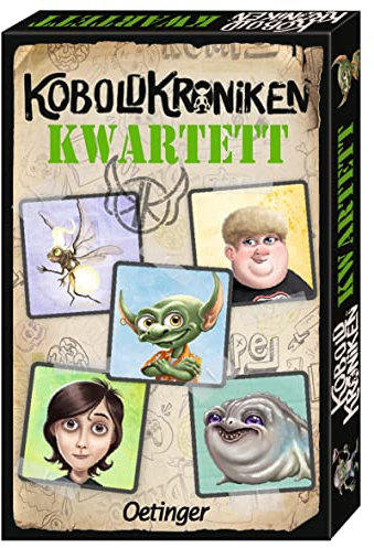 Oetinger KoboldKroniken. Kwartett: Trumpf und Kwartett in einem. Mit 4 Karten zum Selbstgestalten und AR-Erlebnis.