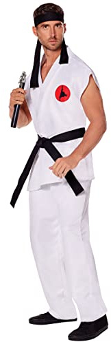 Spirit Halloween Adult Karate Costume, Men, Size ADULT EXTRA LARGE, Multicolor