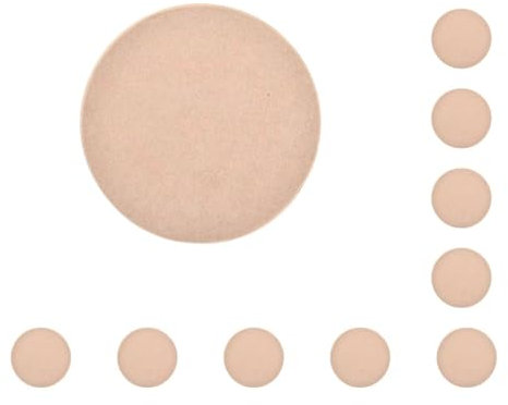 10 Set Töpferscheiben Schläger Faserplatte flache Scheibe Platte für Keramik Ton Herstellung DIY 12 cm